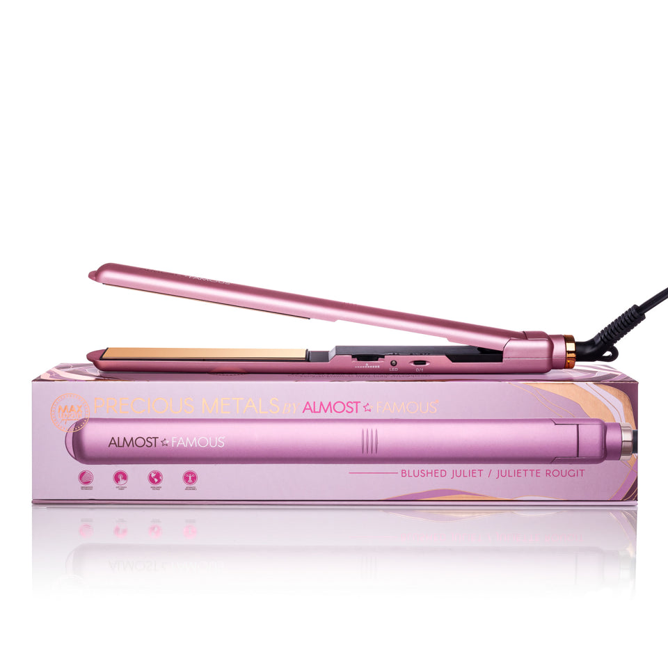 MaxLength 1" Flat Iron with Rose Gold Titanium Plates-13