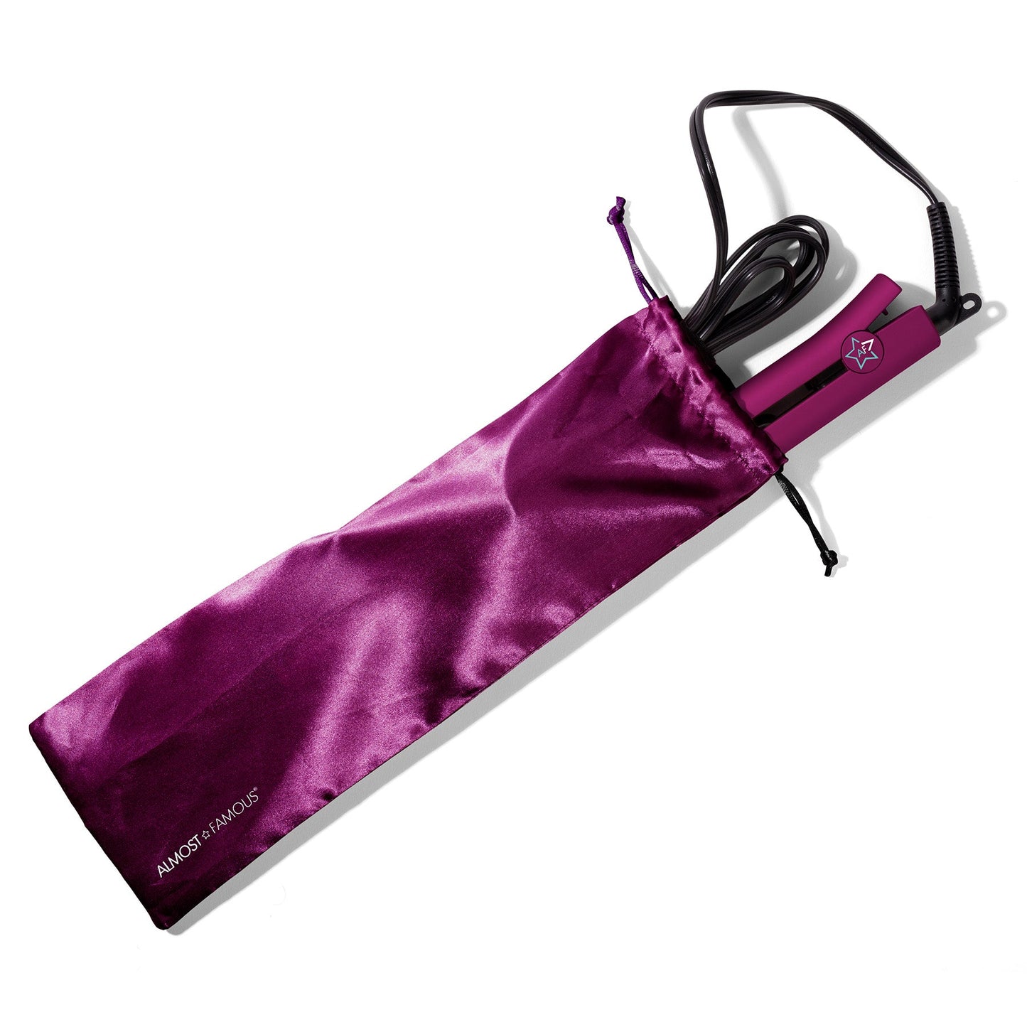 Glam Series 1.25"  Gem Tourmaline Flat Iron with Travel Bag-2