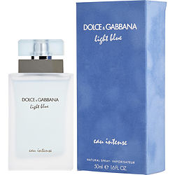 D & G Light Blue Eau Intense By Dolce & Gabbana Eau De Parfum Spray 1.6 Oz