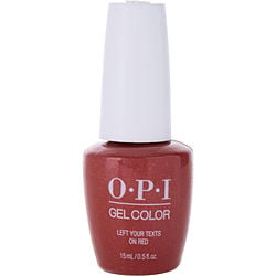 Opi Gel Color Soak-off Gel Lacquer - Left Your Texts On Red --0.5oz By Opi