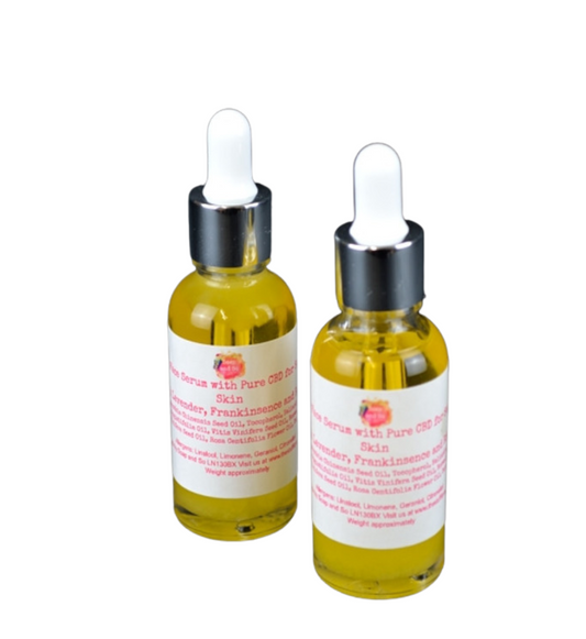 Luxury 100% Natural Face Serum for Oily Skin with Grape Seed Oil and Vitamin E with Rosemary and Peppermint Oil-0