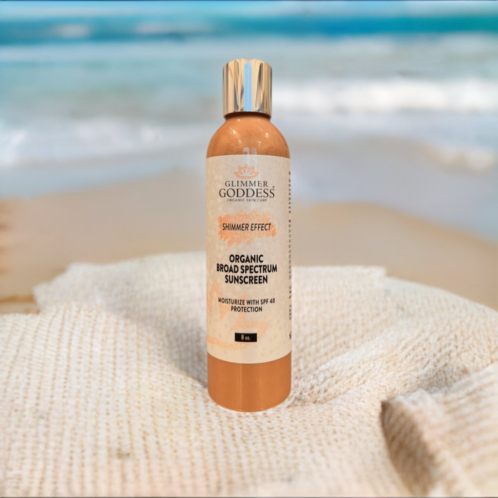 Goddess Glow Shimmer Suntan Lotion SPF 40 - Reef-Safe Radiance-2