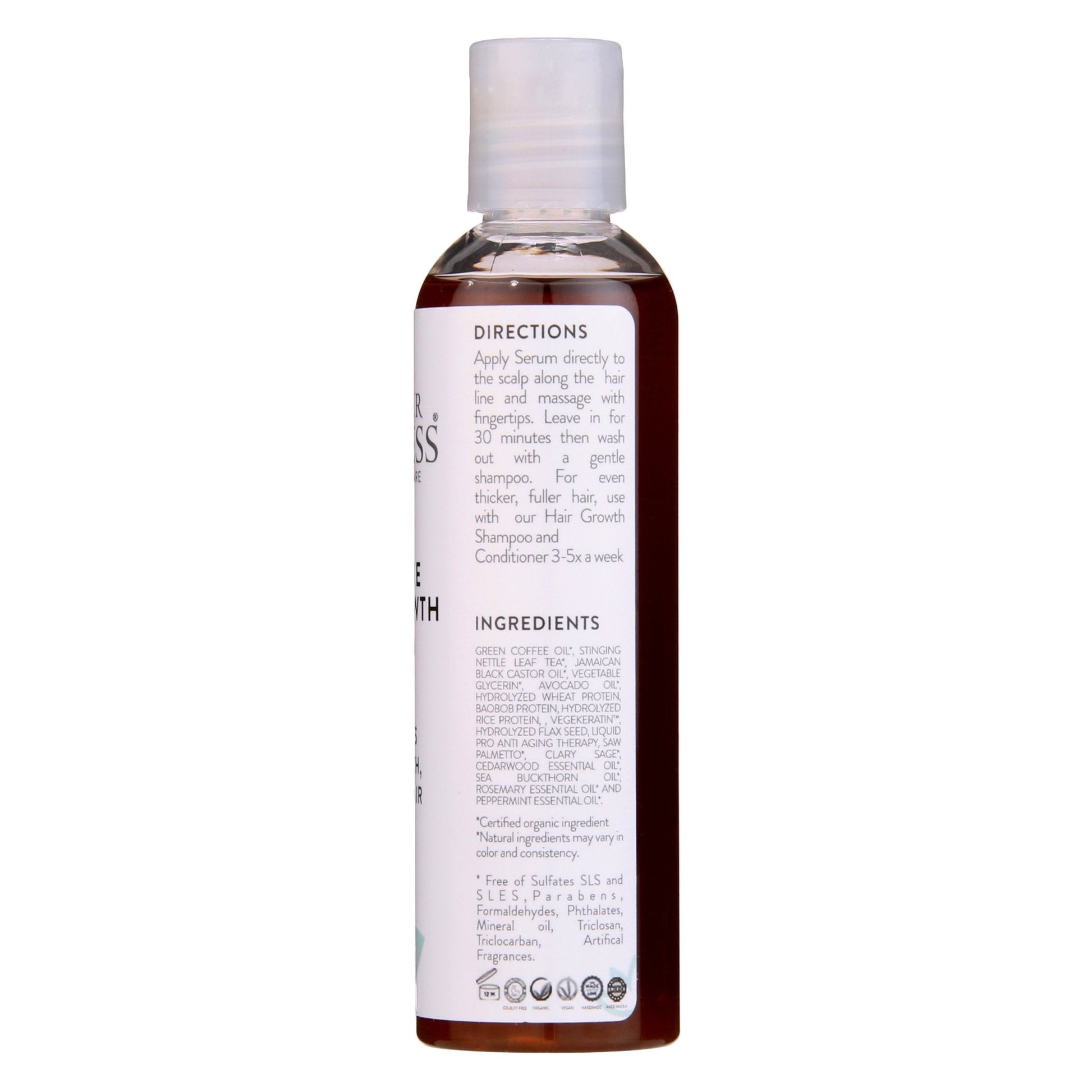 Organic Caffeine + Protein Hair Growth Serum-2