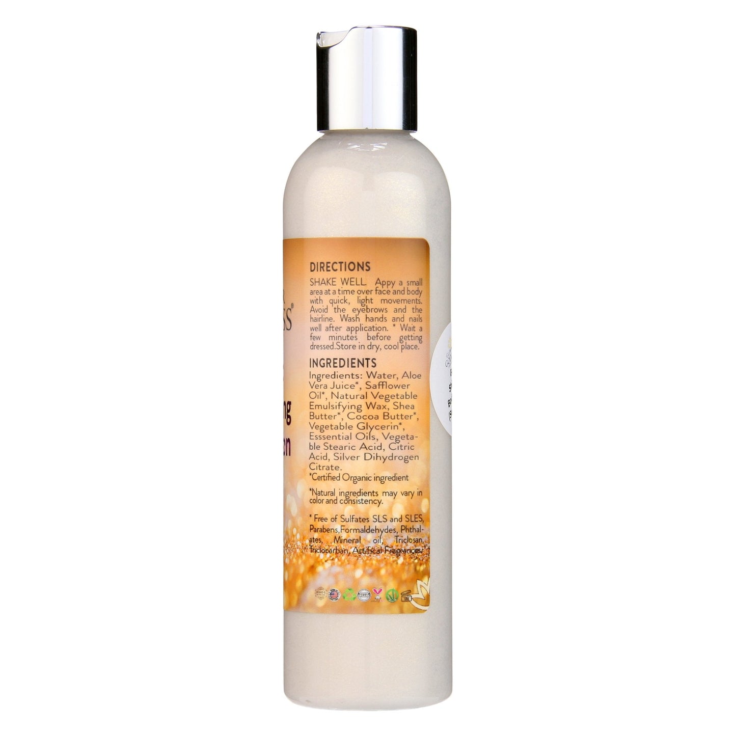 Organic Gold Shimmer Body Lotion-1