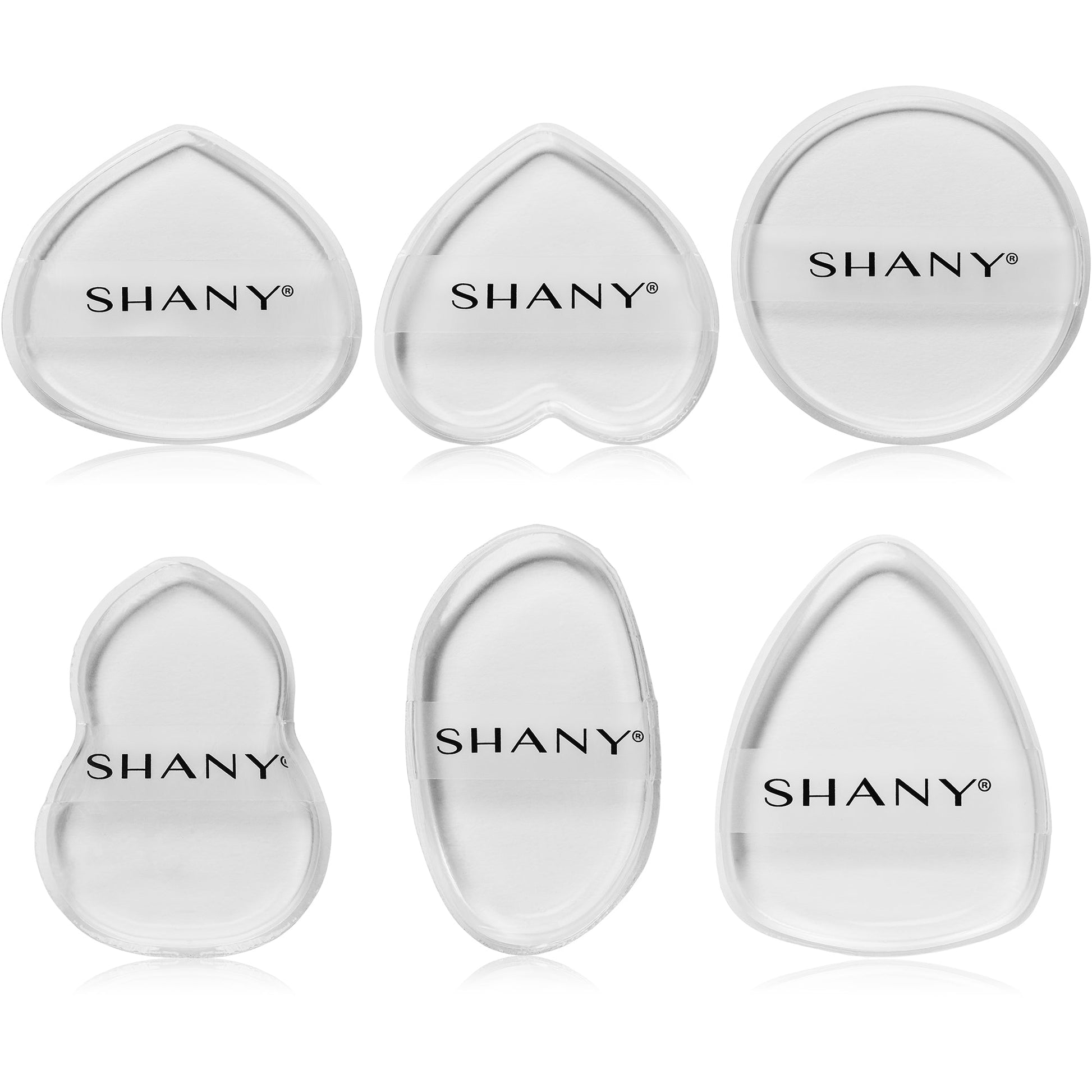 Stay Jelly Silicone Makeup Sponge Set of 6-1