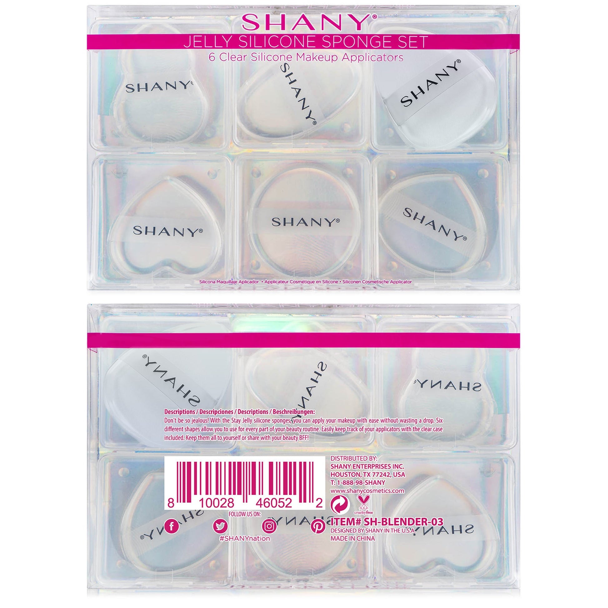 Stay Jelly Silicone Makeup Sponge Set of 6-2